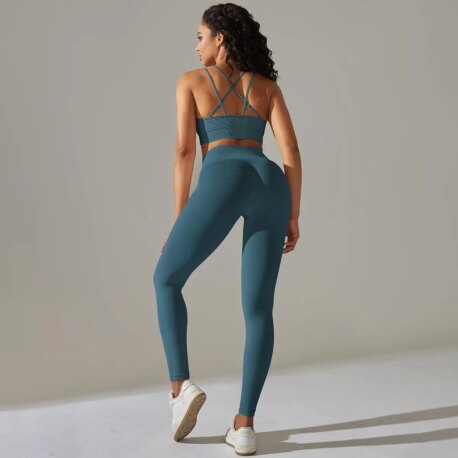 Fast-Dry Sports Bra & Leggings - Image 6