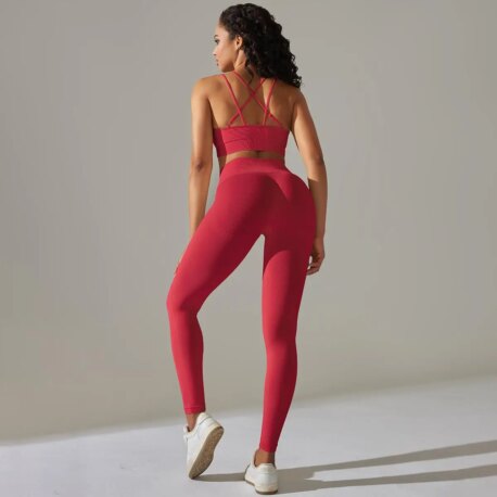 Fast-Dry Sports Bra & Leggings - Image 2